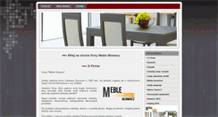 Desktop Screenshot of mebleglowacz.ns24.net
